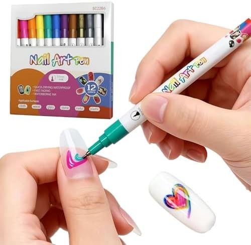 Colours nail art pens 5mm - colours,