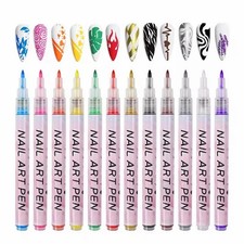 12PCS Nail Art Pens Set