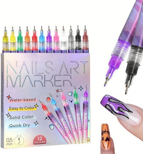 Nail art marker - pens, 12