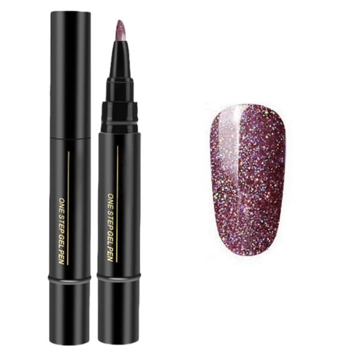 Glitter nail polish pen - glitter,