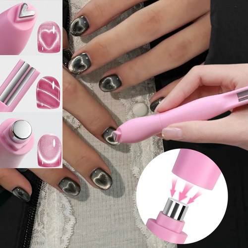 Cat eye nail magnet - cat, kit