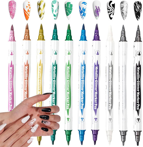 Nail art pens color dual - nail, 10