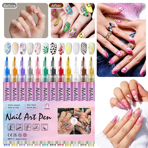 Nail art marker pens 7mm - nail,