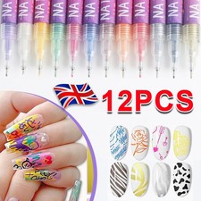 12Pcs/Set Nail Art Pens Set