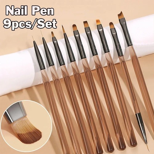 9pcs gel nail art - nail,