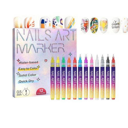 Nail markers pens colors - nail,