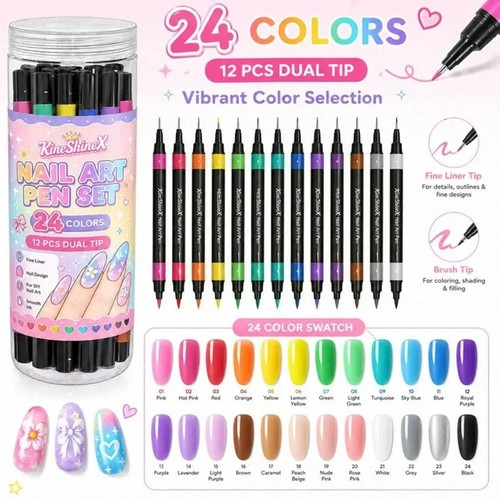 Nail paint pen set - paint, colours