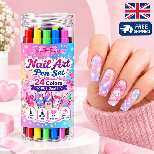 Colors dual ended nail art - 24, dual-ended
