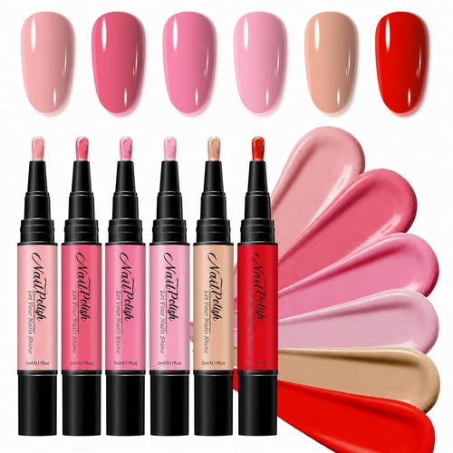 6pcs nail polish pens - 6pcs,