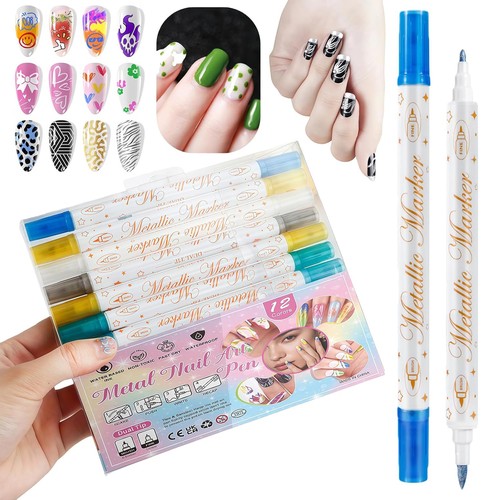 Colors nail art - 12, set