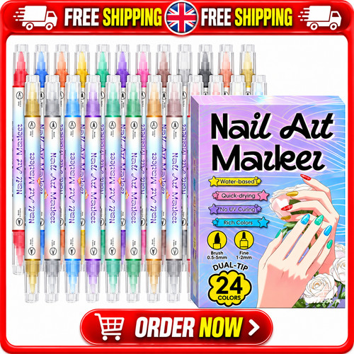 Color nail doodle pen - nail,