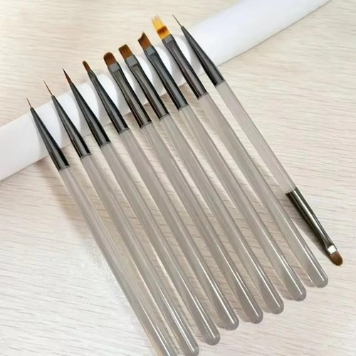 9pcs nail art brush set - 9pcs,