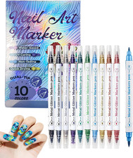 10 Colors Nail Art Pens Set