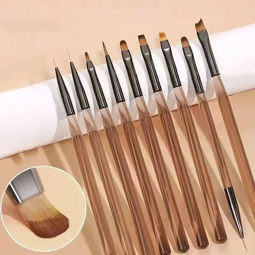 9pcs nail art brush - art, set