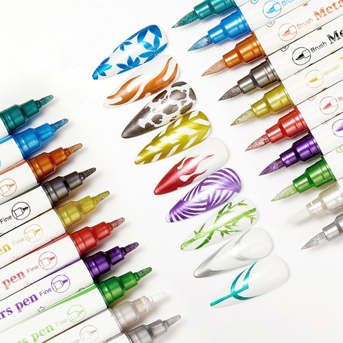 Nail art pens colors - art,