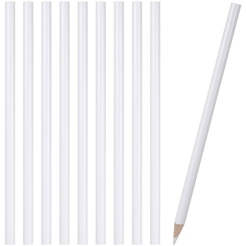 White bamboo nail dotting - white,
