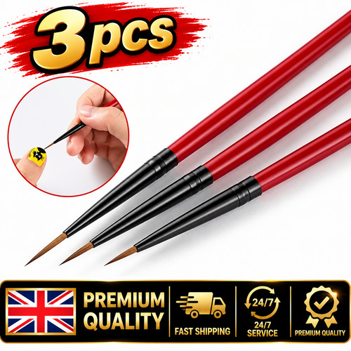 3pcs nail art - liner, brush