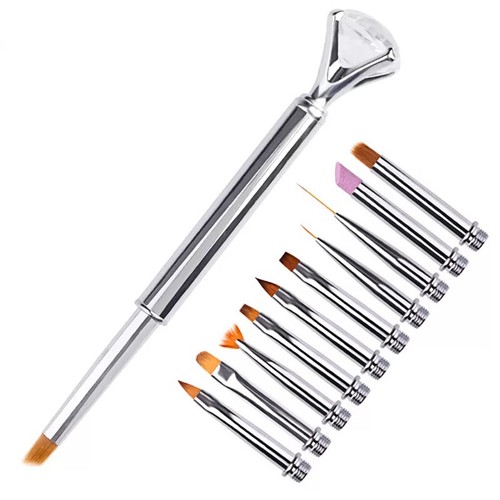 Pcs gel nail brushes - 10,