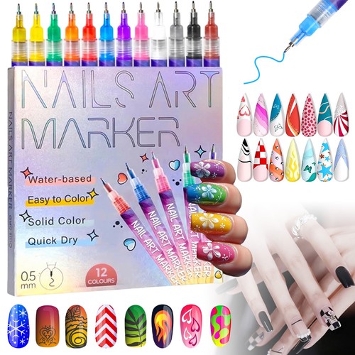 Nail polish pens colors - polish, 12