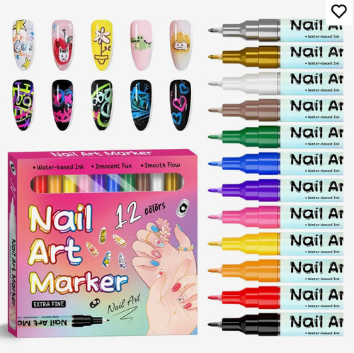 Color nail art pens - color,