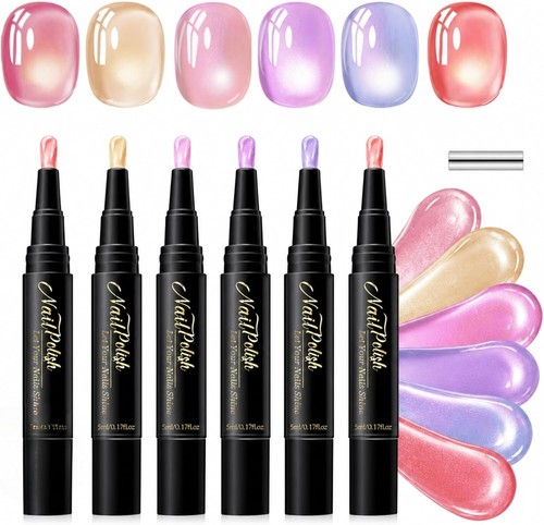 6pcs cat eye nail - 6pcs,