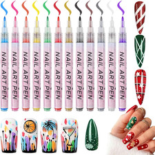 12 Colors Nail Art Pens Set -