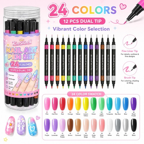 Colors dual ended nail - 24, art