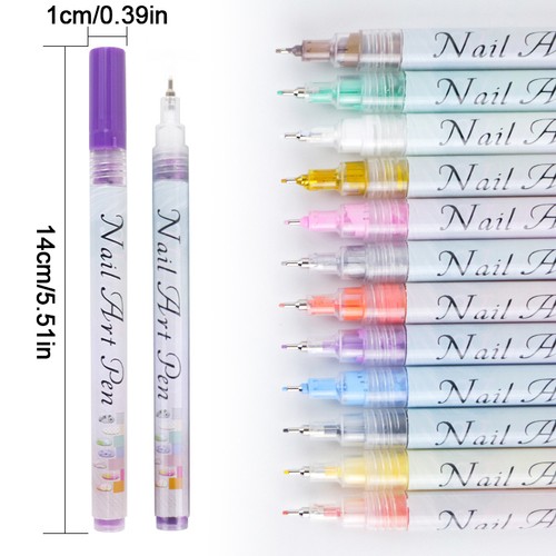 12pcs 5mm extra fine tip - 12pcs, 0.5mm