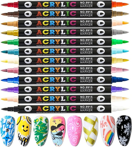 Colors dual ended nail - dual-ended,