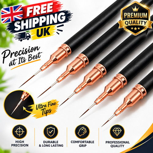 Pcs liner brush fine nail - 5,