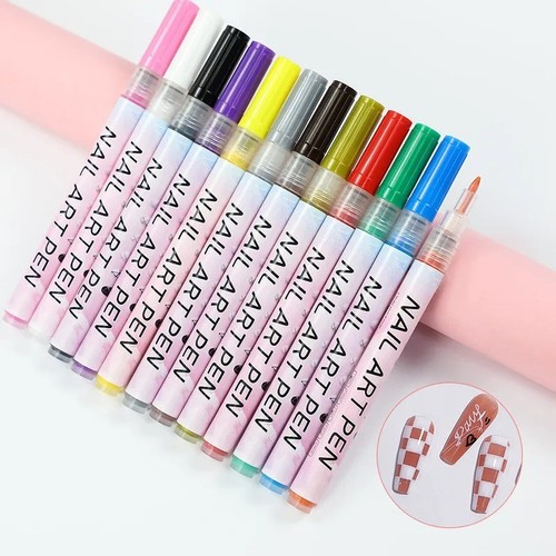 12pcs nail art - pens, fine