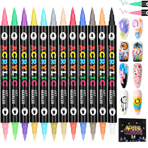 Color nail art pens set - color,