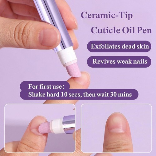 Nail care pen cuticle - 3-in-1,