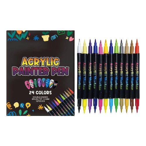 Nail polish markers colors - nail, 24