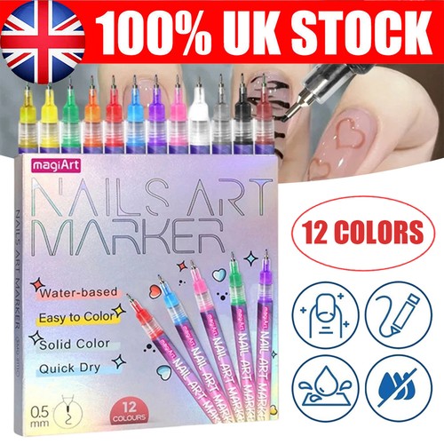Girl nail art markers 12 - nail,