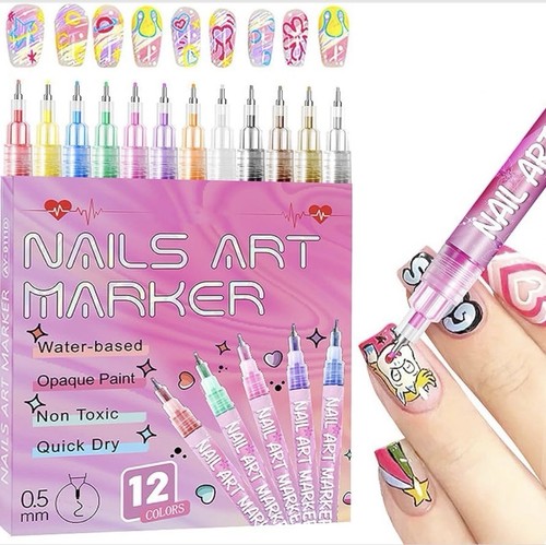 Colour nail art - art, non