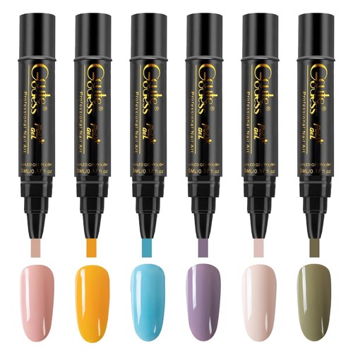 6pcs nail polish pens - 6pcs,