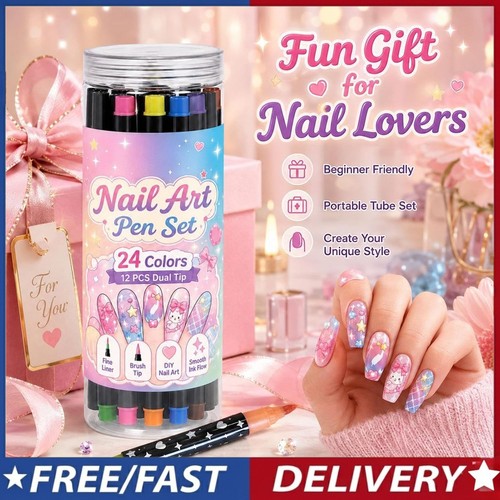 Colors dual ended nail - 24, dual-ended