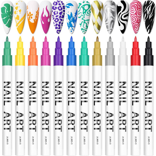Kalolary 12pcs nail art - 3d,