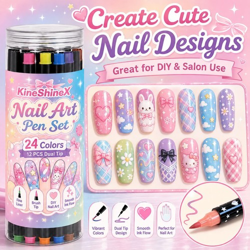 Colors dual ended nail - colors, art