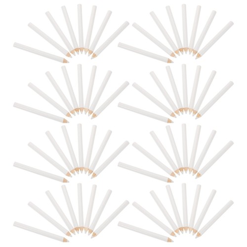 50pcs white wood rhinestone - white,
