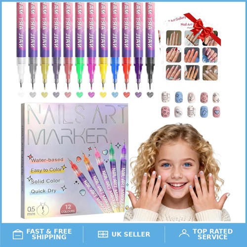 Exciting nail art pens set - exciting,