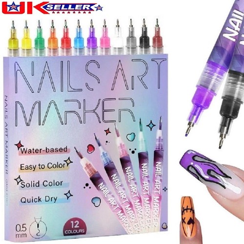 Colours nail art pens set - 12,