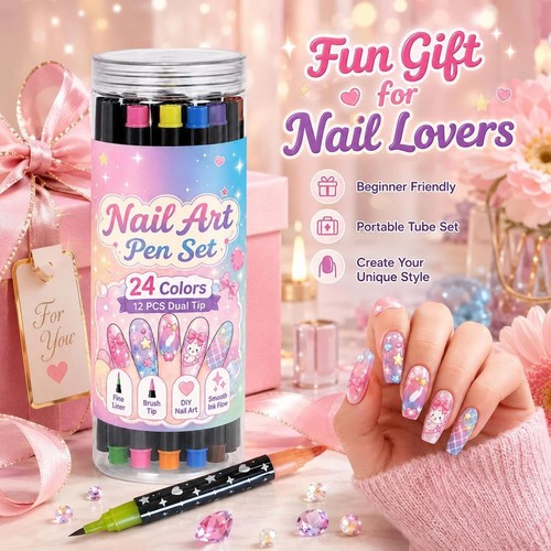 Colors dual ended nail - dual-ended,