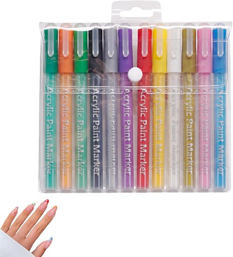 Color nail art pens - 12,
