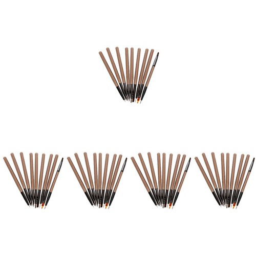 Nail design brush set - brush, compact