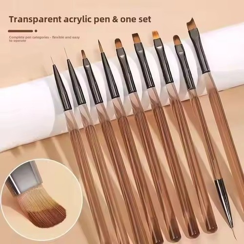 9pcs nail art brush - nail, set