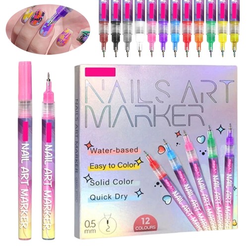 Colors nail polish pens - 12,