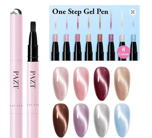 Gel polish nail art - 6,