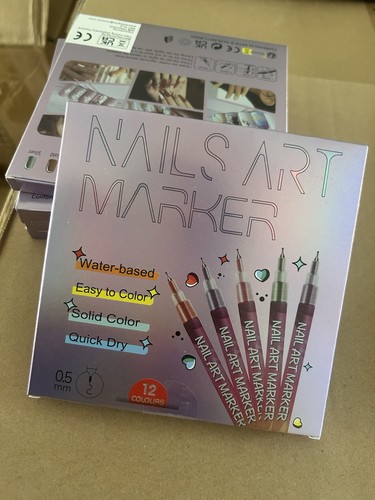 Colours nail art pens set - 12,